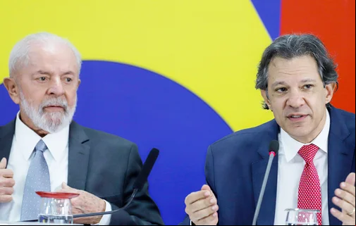 Lula e Fernando Haddad