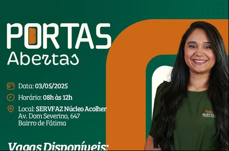 Servfaz promove o Porta Aberta e abre vagas de emprego em Teresina