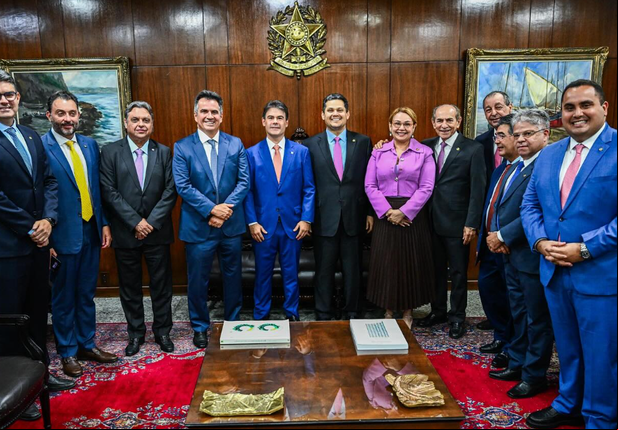 Encontro de parlamentares piauienses com Alcolumbre