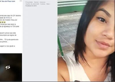 Em publicação no Facebook, familiar busca ajuda para identificar motorista do carro.jpg