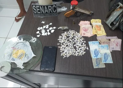 Material encontrado pelo DENARC