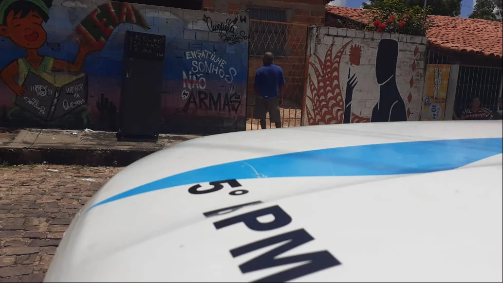 Casa da vítima na Vila Bandeirante